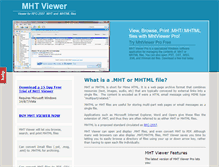Tablet Screenshot of mhtviewer.com